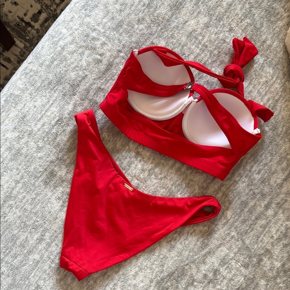 Red Bikini Set - Picture 2 of 4